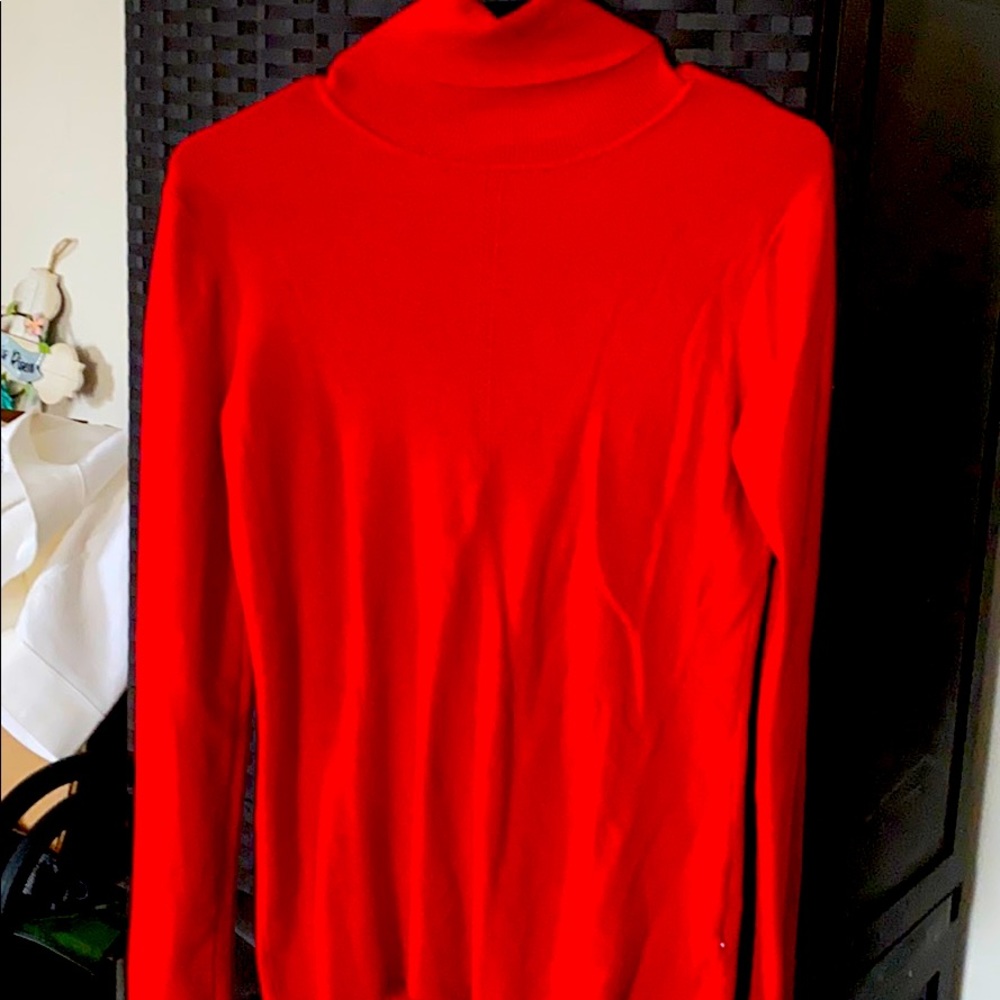 Red Sweater Turtleneck